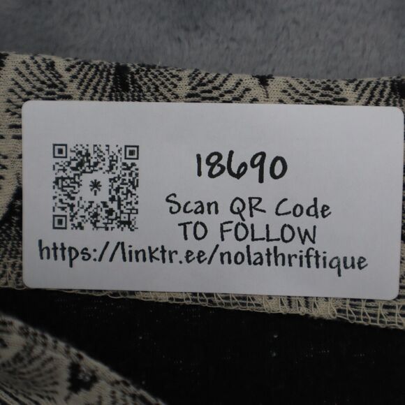 Sans Souci Skirt Womens M Black Flat Front Pockets Back Zip Above Knee A Line - Picture 16 of 16